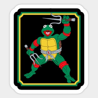 Kermit frog mutant ninja Sticker